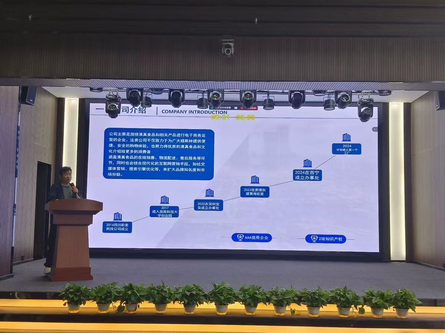 青海欧麦科技有限公司伊品缘清真电商平台成功晋级青海省科技厅2024创新创业大赛决赛