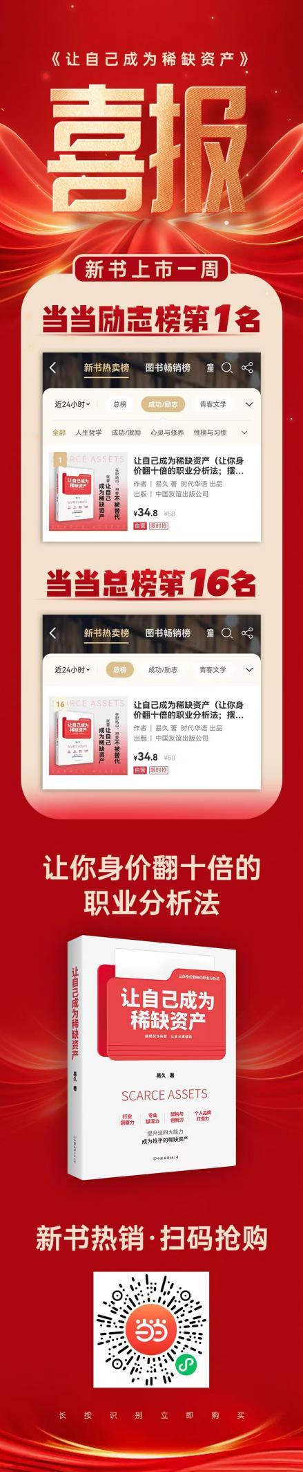 让自己成为稀缺资产易久著